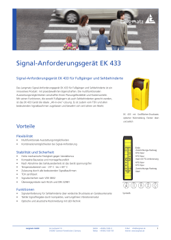 Signal-Anforderungsgerät EK 433