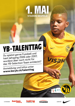 Du spielst gerne Fussball und hast Jahrgang 2006 oder 2007