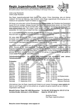 Das Anmeldeformular findest du hier. - Regio