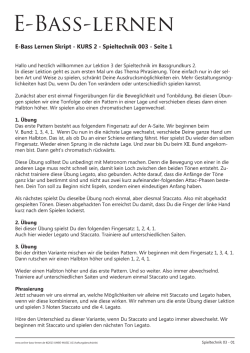 E-Bass-lernen - umbe