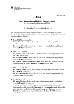 Erwerb der deutschen und dänischen Staatsangehörigkeit [pdf