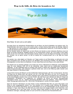 In der Stille der W&uuml;ste - Caravane Rose du Sable