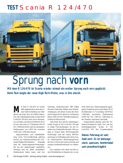 Sprung nach vorn