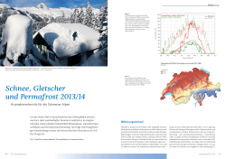 Schnee, Gletscher und Permafrost 2013/14 - Glaciology