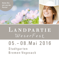 05.–08.Mai 2016 - Landpartie WeserFest