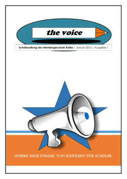 Schülerzeitung - Heimbürgeschule Kahla