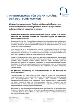 informationen f&uuml;r die aktion&auml;re der deutsche