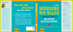 erwarte nichts und werde reich beschenkt