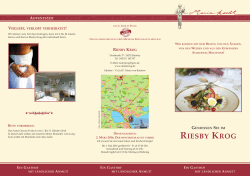 Events, leckere Rezepte und weitere Informationen rund um Riesby
