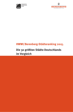 HWWI/Berenberg-St&auml;dteranking