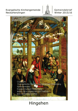 Hingehen - Evangelische Kirchengemeinde Neckartenzlingen