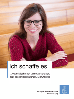 Ich schaffe es - nak-sued.de: nak