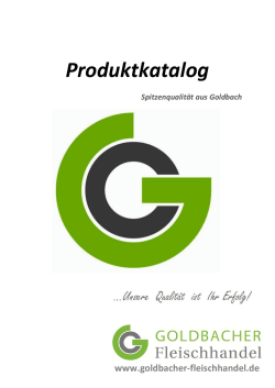 Unsere besten St&uuml;cke vom Kalb - Goldbacher Fleischhandel GmbH