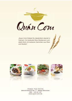 „Quan Com findest Du tatsächlich überall in Vietnam. Es bedeutet