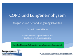 COPD und Lungenemphysem - Update