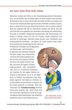 Ich kann mein Kind nicht lieben