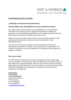 Gro&szlig;artige und spannende Herausforderung