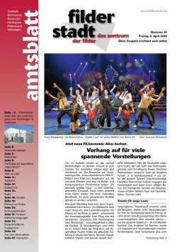Vorhang auf für viele spannende Vorstellungen