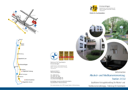 Alkohol- und Medikamentenentzug Station 31/32