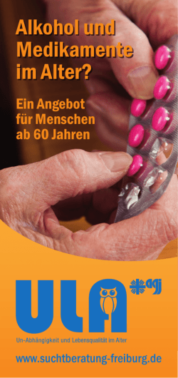 Alkohol und Medikamente im Alter?