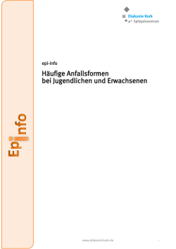 H&auml;ufige Anfallsformen bei Jugendlichen und