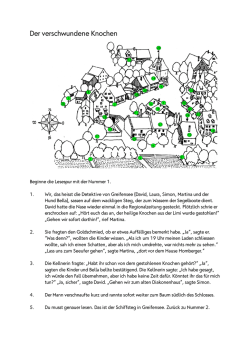 Der verschwundene Knochen