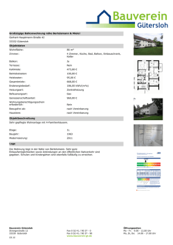 Gro&szlig;z&uuml;gige Balkonwohnung n&auml;he Bertelsmann