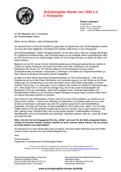 Jahresbrief Hauptmann 2016
