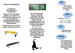 Was ist ein Longboard? - Jugendzentrum Bad Sassendorf