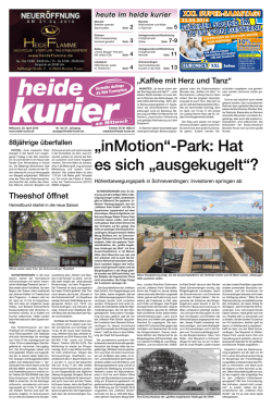 Ich wollte Soltau lebendig gestalten