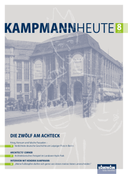 DIE ZW&Ouml;LF AM ACHTECK