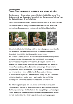 Warum Pippi Langstrumpf so gesund und schlau ist, oder