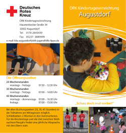 Augustdorf - DRK-Jugendhilfe und Familienförderung in Lippe gGmbH