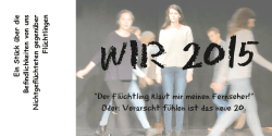 “Der Flüchtling klaut mir meinen Fernseher!” Oder: Verarscht fühlen