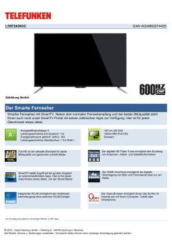 Der Smarte Fernseher