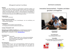 Innovative Seniorenarbeit &ndash; Projekte und Ideen gestalten und