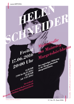 Helen Schneider - Flyer-Download