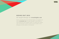 GOING OUT 2015