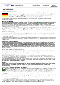 INFORMATION F&Uuml;R PASSANTEN Passanten