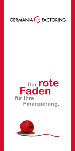 Info-Flyer - Germania Factoring AG