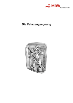 Texte zur Fahrzeugsegnung