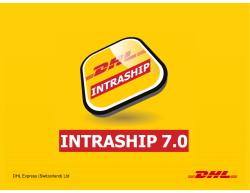 Bedienungsanleitung DHL IntraShip