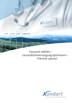 Hausarzt wählen – Gesundheitsversorgung optimieren