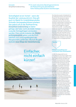 Einfacher, nicht einfach k&uuml;rzer!