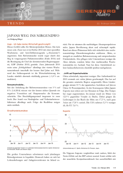 JAPANS WEG INS NIRGENDWO