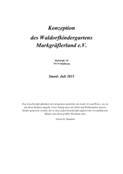 Konzeption herunterladen - Waldorfkindergarten Markgräflerland e.V.
