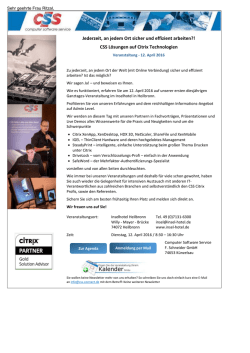 Jederzeit, an jedem Ort sicher und effizient arbeiten?!