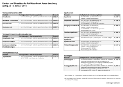 Konti und Zinsen der RB