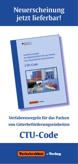 CTU-Code - Verkehrsblatt