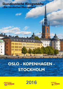 OslO - KOpenhagen - stOcKhOlM